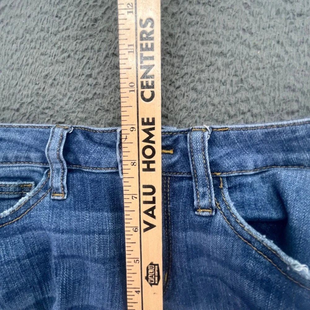 Judy Blue Los Angeles Relaxed‎ Fit Blue Denim Jeans Women Size 27 Distressed